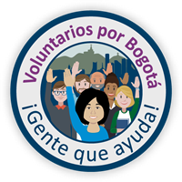 Logo Voluntarios Por Bogotá