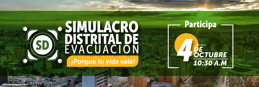 Simulacro Distrital de evacuacion 2022