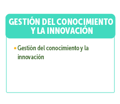 Item Gestión del conocimiento y la innovación