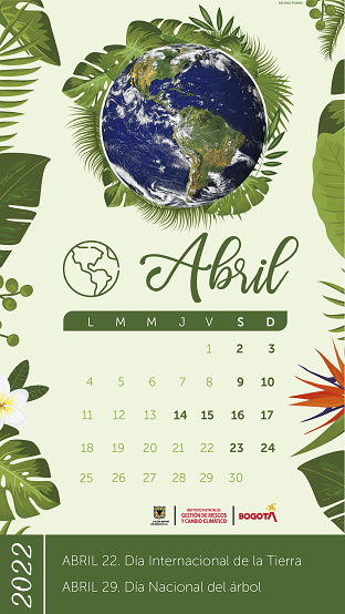 Calendario actividades Abril 2022