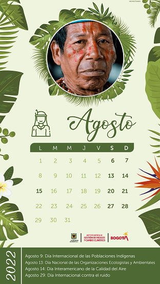 Calendario actividades Agosto 2022