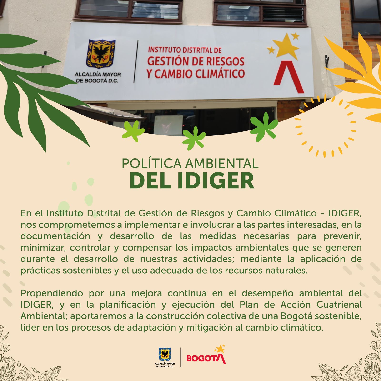 Política ambiental IDIGER