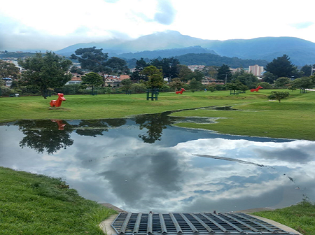 Parque sin drenaje 