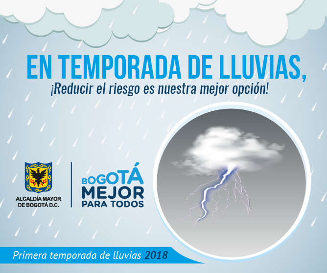 Piezas gráficas Temporada de Lluvias