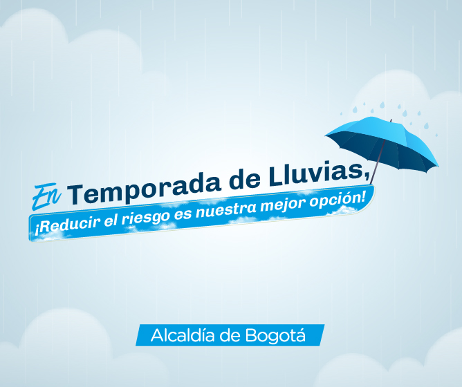 Piezas gráficas Temporada de Lluvias