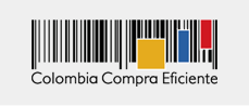 Codigo de barras con los colores de la bandera de colombia