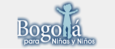 Logo silueta de un niño