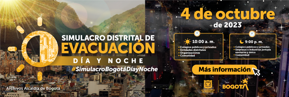 simulacro distrital de evacuacion 2023